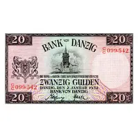 20 Gulden Bank Von Danzig