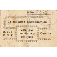 25 Céntimos Cuenca, Colectividad Gastronómica