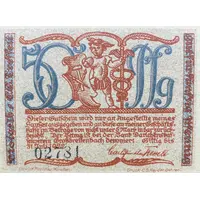 50 Pfennig Kleinkunstindustrie Carl Günther Tresselt