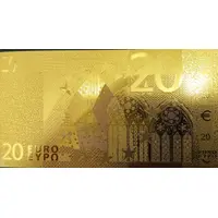 20 Euros gold plated