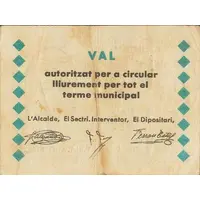 25 Céntimos Caldes de Malavella