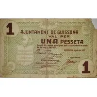 1 Peseta Guissona