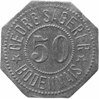 50 Pfennigs - Bodenmais Georg Sagerer