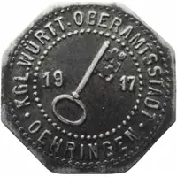 5 Pfennig - Oehringen