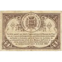 1 Franc - Chambre de Commerce de la Creuse [23]
