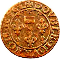 Double Tournois - Maximilien I 1st type