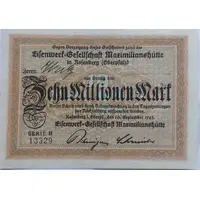 10 000 000 Mark Maximilianshütte