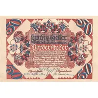 50 Heller Vorderstoder