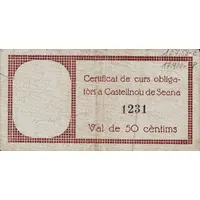 50 Céntimos Castellnou de Seana