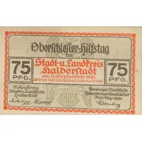 75 Pfennig Oberschlesier-Hilfstag