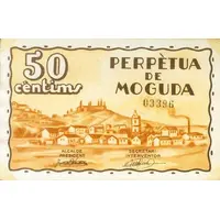 50 Céntimos Perpètua de Moguda