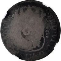 1 Shilling 8 Pence - George II FRD VI D G HISP ET IND R, Mexico City mint