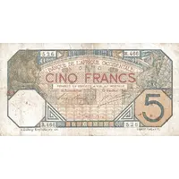 5 Francs without branch name