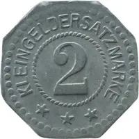 2 Pfennigs - Leipzig Unruh and Liebig