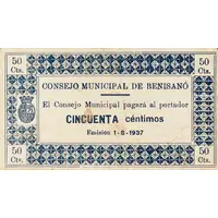 50 Céntimos Benisanó