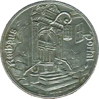 25 Pfennig - Rothenburg ob der Tauber Rathaus-Portal