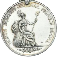 Award - George VI North Borneo General Service Medal, silver