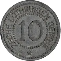 10 Pfennigs - Gerthe Zeche Lothringen