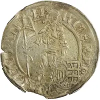 1 Groschen - Woldemar VI, Ernest, Rudolph and George II