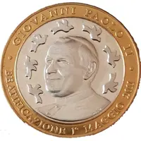 Token - Joan Paul II and Benedictus Vogis Mandavi Ecclesiam Meam