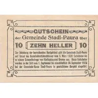 10 Heller Stadl-Paura