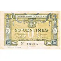 50 Centimes - Chambre de Commerce de Calais 62
