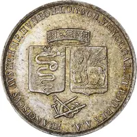 Medal - Homage of the Lombardian provinces of Milan and Venice