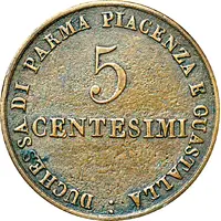 5 Centesimi - Maria Luigia