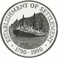 1 Dollar - Elizabeth II Establishment of Settlement, Silver Proof Issue