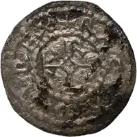 Obol - Charles II Saint Gaugericus monastery of Cambrai