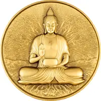 2000 Francs CFA Buddha - Gilded