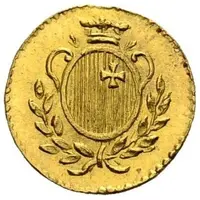 1 Rapen Gold pattern, 1/4 ducat weight