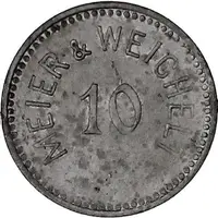 10 Pfennigs - Leipzig Meier & Weichelt