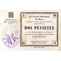 2 Pesetas Batea