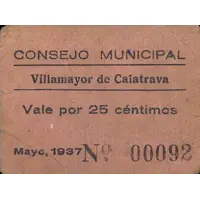 25 Céntimos Villamayor de Calatrava