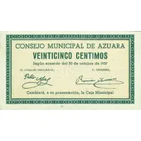 25 Céntimos Azuara