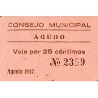 25 Céntimos Agudo