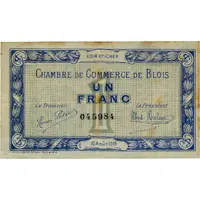 1 franc - Chambre de Commerce de Blois [41]