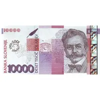 10 000 Tolarjev 10 Years Bank of Slovenia