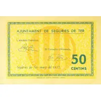 50 Céntimos Segúries de Ter