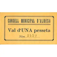 1 Peseta Albesa