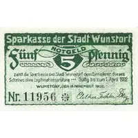 5 Pfennig Sparkasse