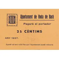 25 Céntimos Roda de Barà