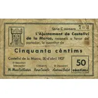 50 Céntimos Castellví de la Marca