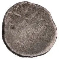 Silver 5 Asses Lion's head series II: facing left