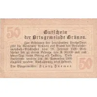 50 Heller Grünau