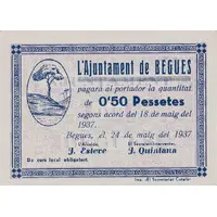 0.50 Pesetas Begues