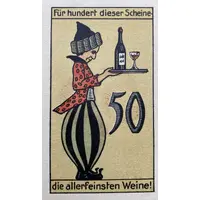 50 Pfennig Weinhandlung Otto Seidel