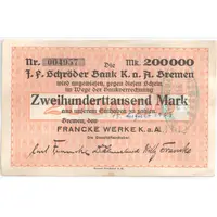 200 000 Mark Francke Werke