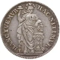 10 Stuivers 'X Stuiver' Flowered edge